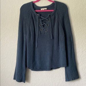 LA Hearts Blue Sweater/Top | Large
